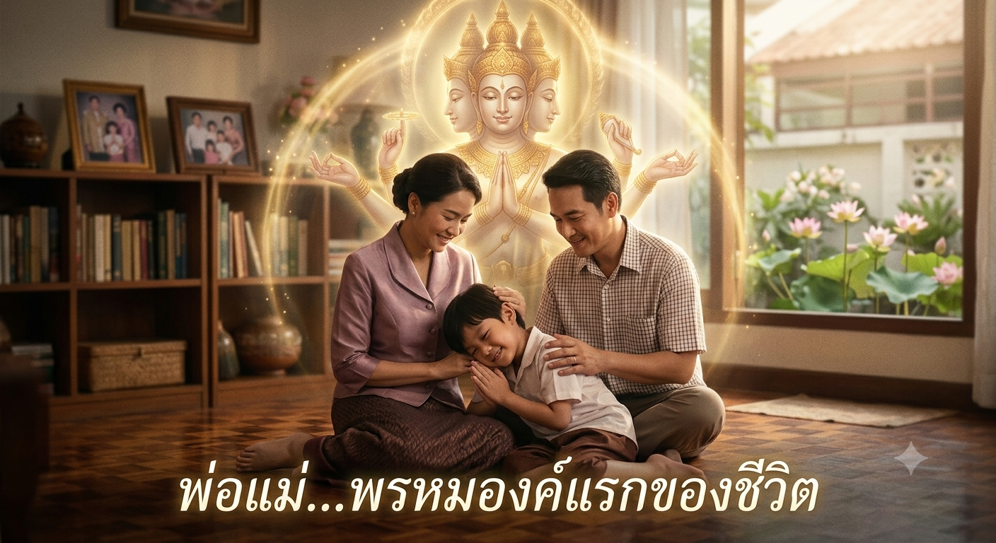 พ่อ แม่ พรหมองค์แรกของชีวิต
